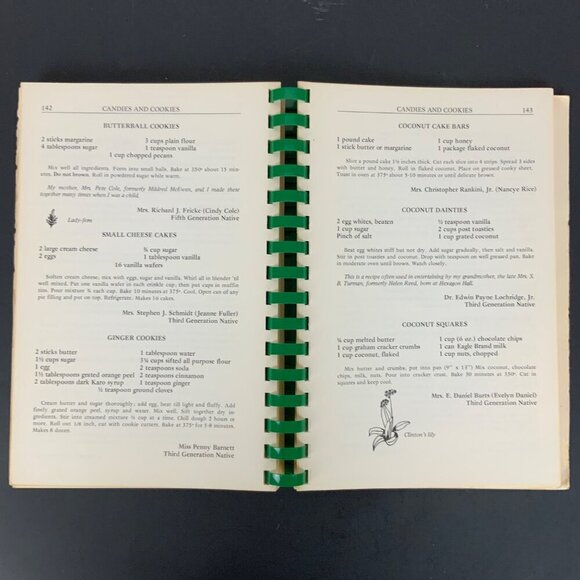 Atlanta Natives Favorite Recipes Spiral-Bound Cookbook 1980 Georgia USA Vintage - Picture 14 of 16